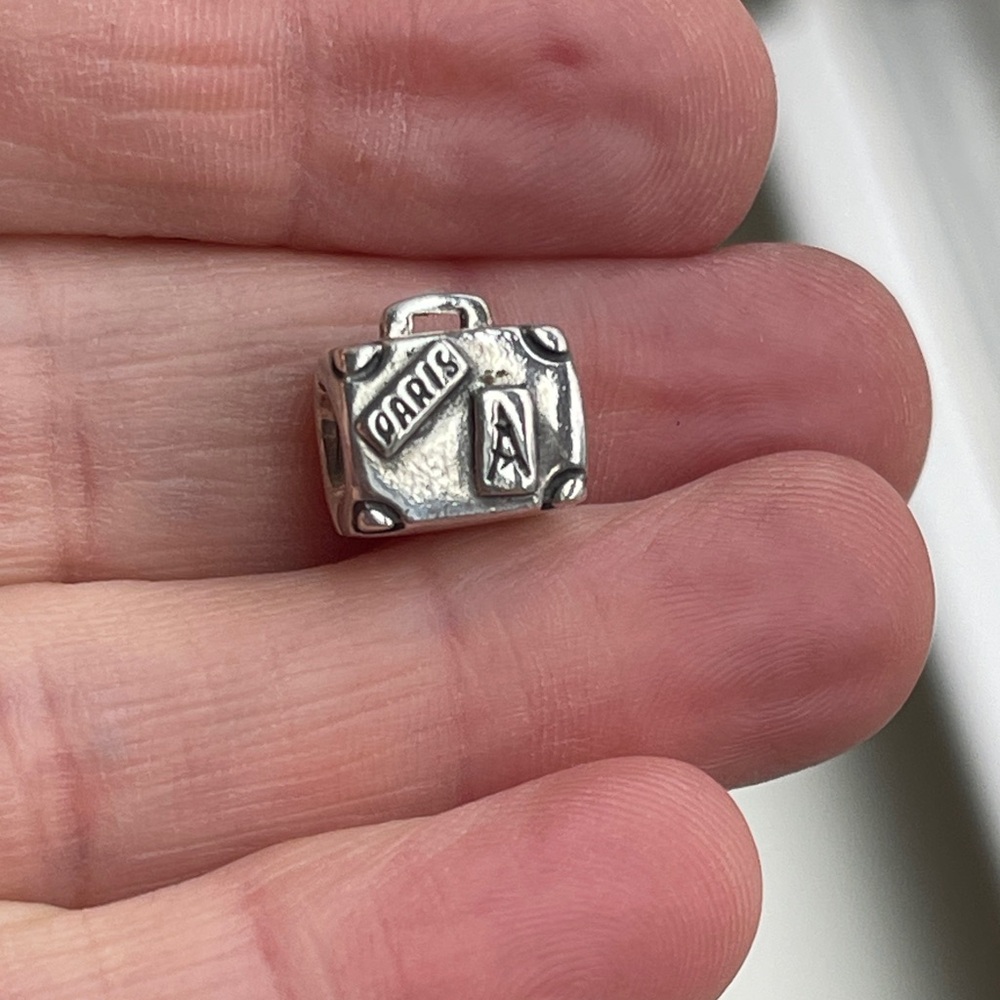 Pandora Suitcase Sterling Silver Charm
